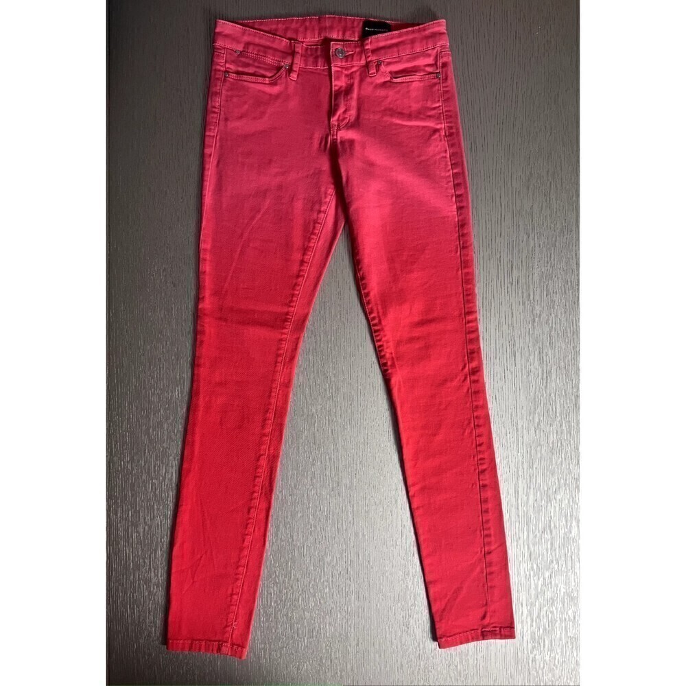 Club Monaco Red Skinny Jeans Women's Size 4 Inseam 29" Stylish Denim